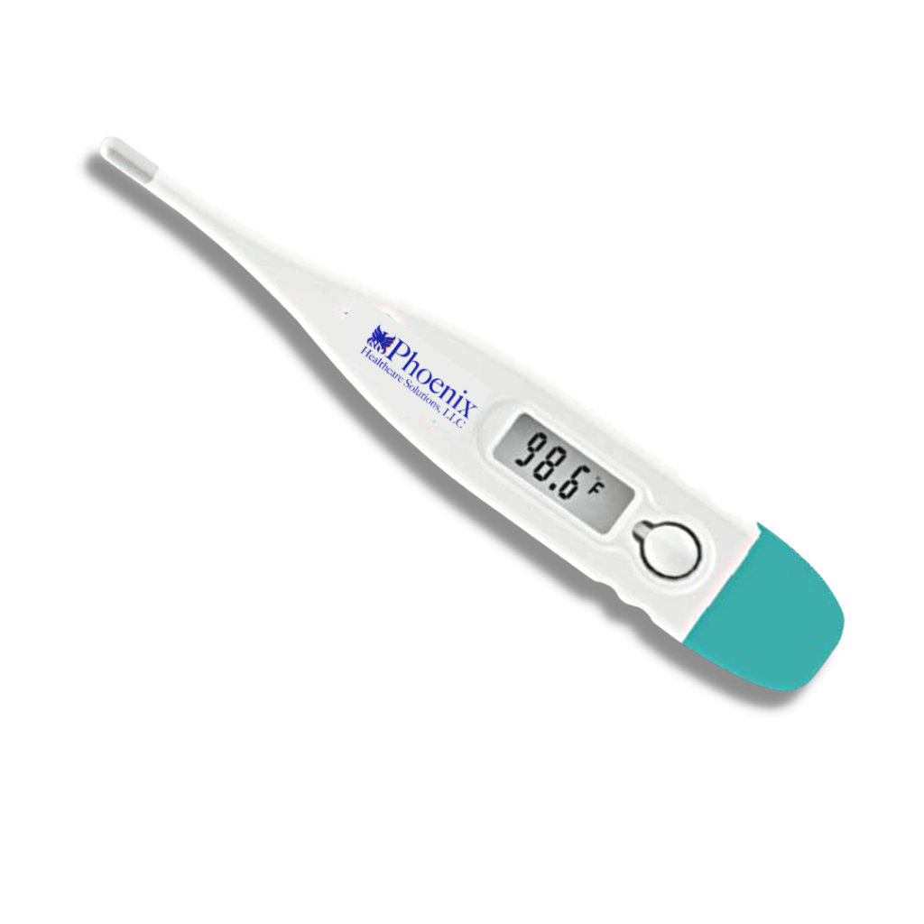 Free Photo  Medical thermometer indicating high temperature on the face  masks-coronavirus