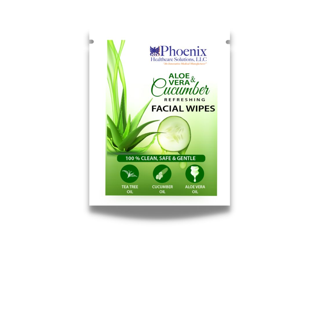 Aloe Vera and Cucumber Refreshing Facial Wipes